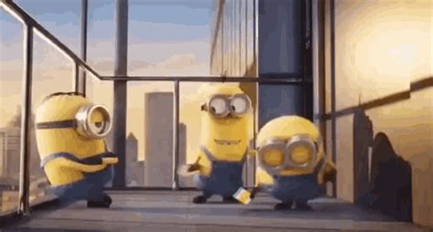 Download Party Time Minions Dance GIF for. . Minion dance gif